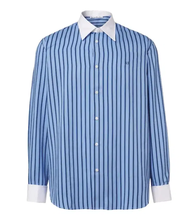 Acne Studios Striped satin twill shirt