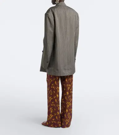 Dries Van Noten Floral wide-leg pants | Thumbnail 3 Dries Van Noten Floral wide-leg pants | Thumbnail 3