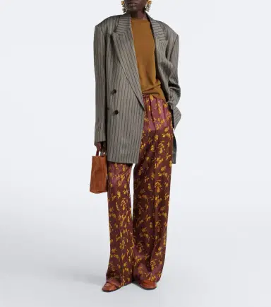 Dries Van Noten Floral wide-leg pants | Thumbnail 4 Dries Van Noten Floral wide-leg pants | Thumbnail 4