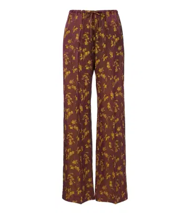 Dries Van Noten Floral wide-leg pants | Thumbnail 1 Dries Van Noten Floral wide-leg pants | Thumbnail 1