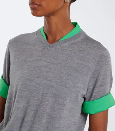 Dorothee Schumacher Layered virgin wool top | Thumbnail 4