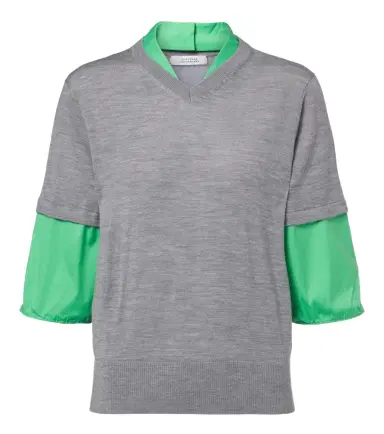 Dorothee Schumacher Layered virgin wool top | Thumbnail 1