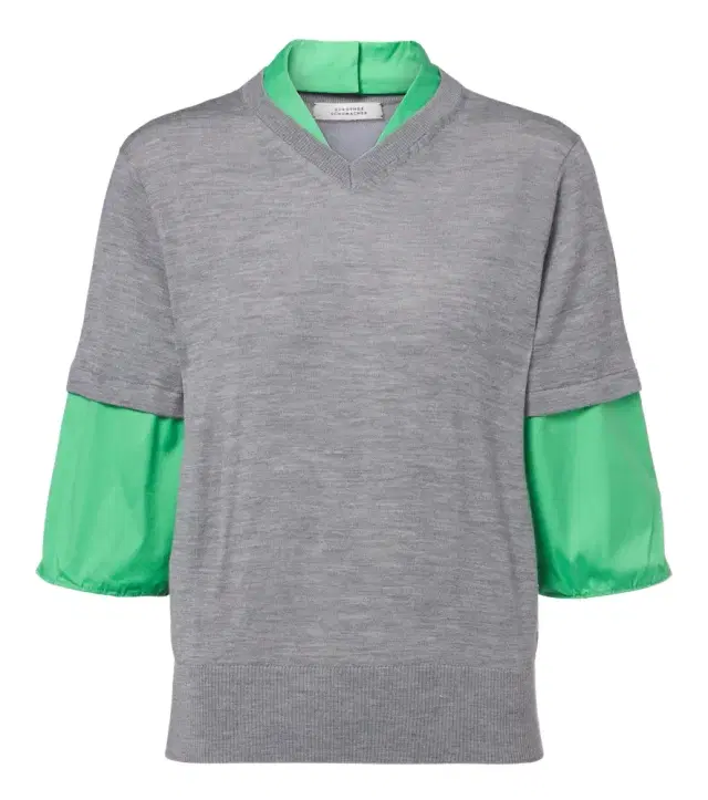 Dorothee Schumacher Layered virgin wool top