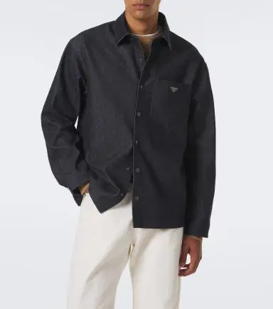 Prada Cotton chambray shirt | Thumbnail 4