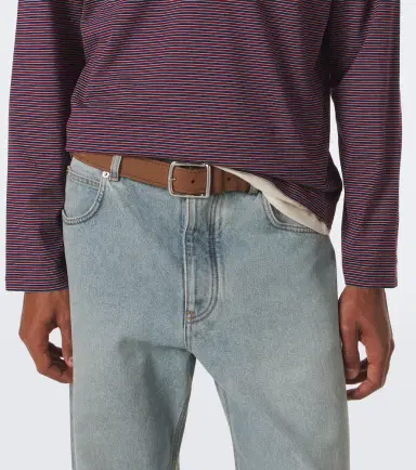 Miu Miu Striped cotton jersey Henley shirt | Thumbnail 5