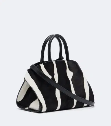Ferragamo Hug Small zebra print top-handle bag | Thumbnail 2 Ferragamo Hug Small zebra print top-handle bag | Thumbnail 2