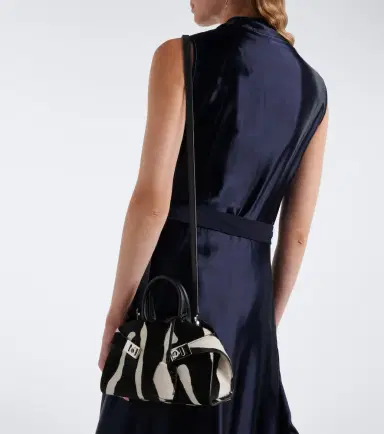 Ferragamo Hug Small zebra print top-handle bag | Thumbnail 5 Ferragamo Hug Small zebra print top-handle bag | Thumbnail 5