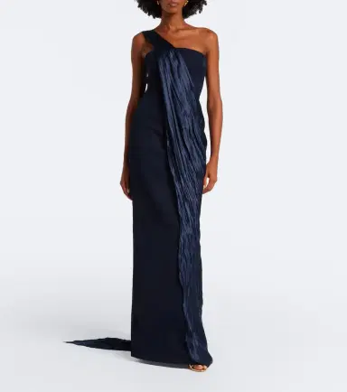 Marmar Halim Embellished bustier gown and cape set | Thumbnail 6