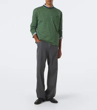 Miu Miu Striped cotton jersey T-shirt | Thumbnail 3