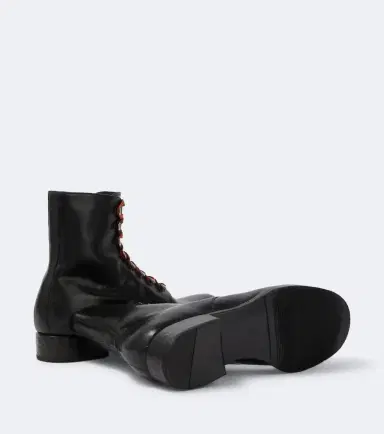 Prada Leather lace-up boots | Thumbnail 2
