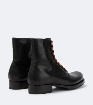 Prada Leather lace-up boots | Thumbnail 5