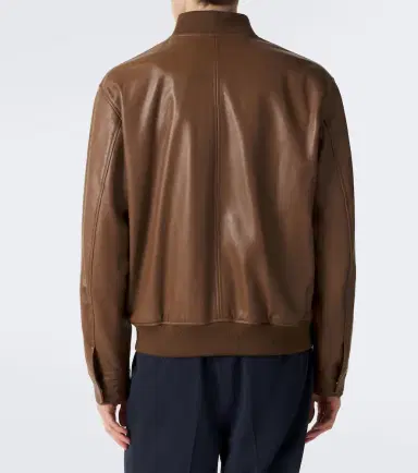 Slowear Leather bomber jacket | Thumbnail 2