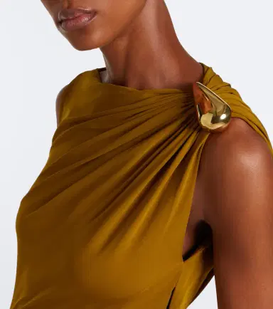 Bottega Veneta Gathered jersey maxi dress | Thumbnail 5 Bottega Veneta Gathered jersey maxi dress | Thumbnail 5