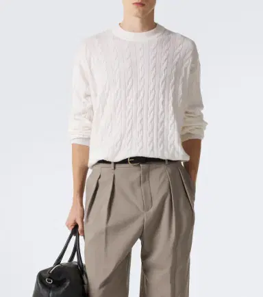 Lisa Yang Oskar cable-knit cashmere sweater | Thumbnail 4