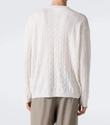 Lisa Yang Oskar cable-knit cashmere sweater | Thumbnail 5
