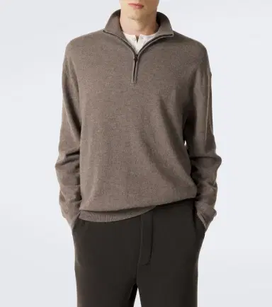 Lisa Yang Augustus cashmere half-zip sweater | Thumbnail 4