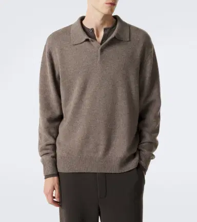 Lisa Yang Rufus cashmere polo sweater | Thumbnail 6