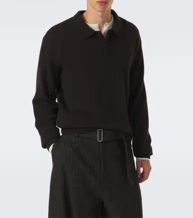 Lisa Yang Rufus cashmere polo sweater | Thumbnail 4 Lisa Yang Rufus cashmere polo sweater | Thumbnail 4