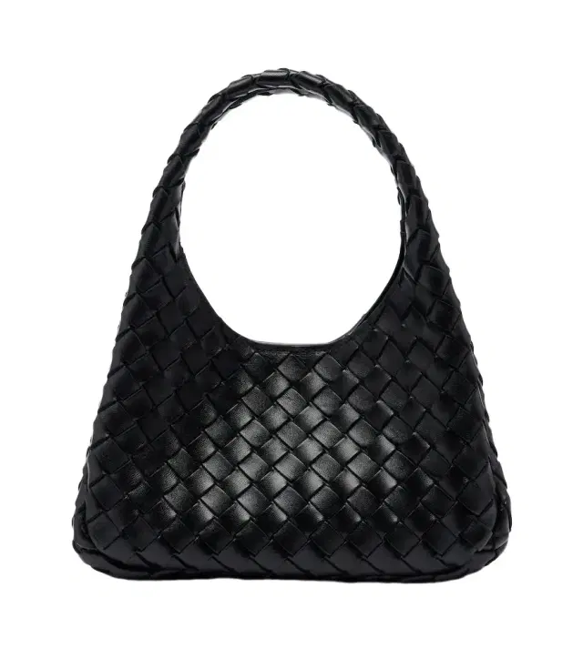 Bottega Veneta Campana Intrecciato Mini leather top-handle bag