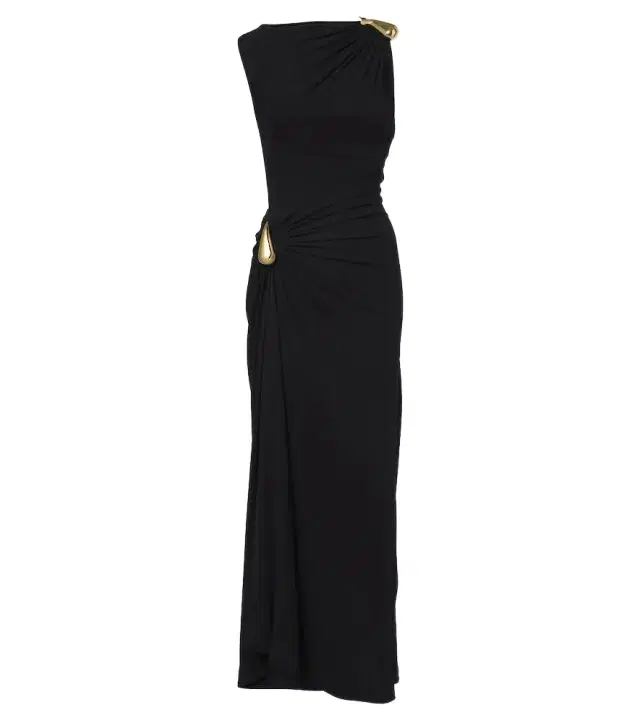 Bottega Veneta Gathered jersey maxi dress