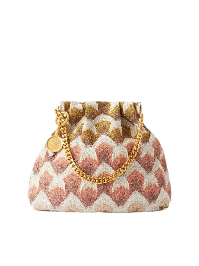 Missoni Crochet-knit Drawstring Bag