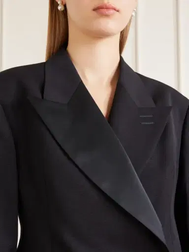 Wales Bonner Gallery Satin-trimmed Wool-twill Jacket | Thumbnail 4