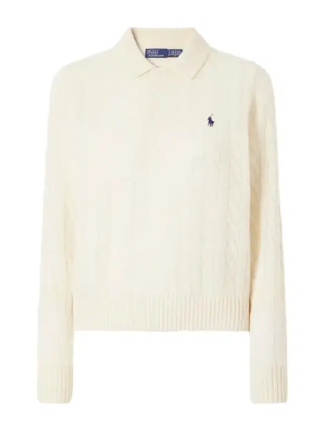 Polo Ralph Lauren Cable-knit Wool And Cashmere-blend Polo Sweater