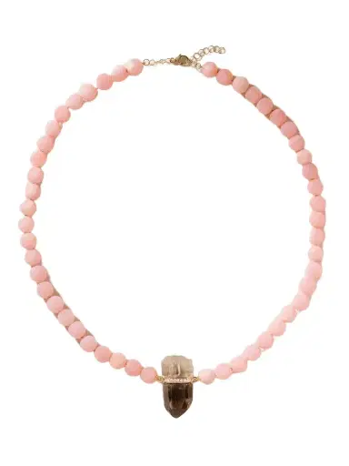 JIA JIA 14-karat Gold Diamond, Opal And Smoky Quartz Beaded Necklace | Thumbnail 1