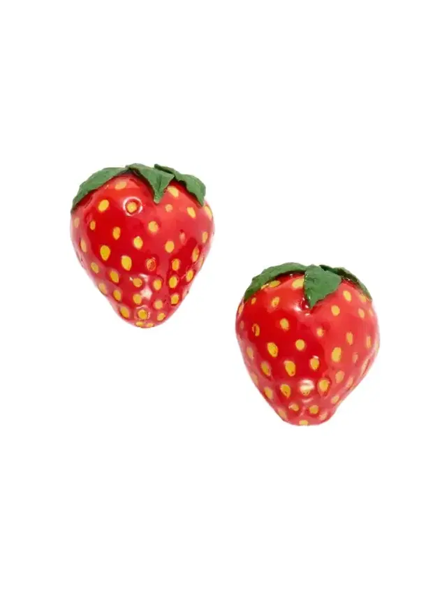 Jennifer Behr Fraise Resin Earrings
