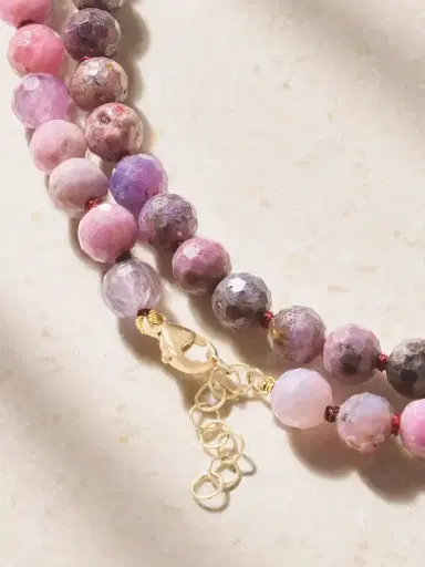 JIA JIA Double 14-karat Gold Ruby Necklace | Thumbnail 3