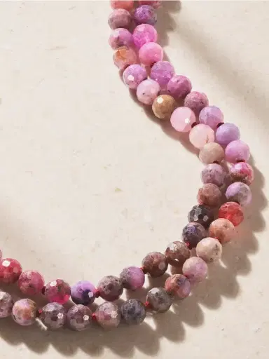 JIA JIA Double 14-karat Gold Ruby Necklace | Thumbnail 4