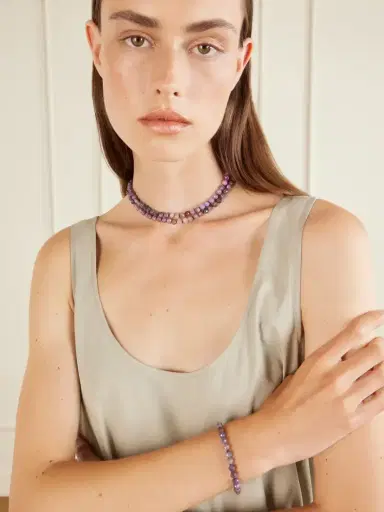 JIA JIA Double 14-karat Gold Ruby Necklace | Thumbnail 5