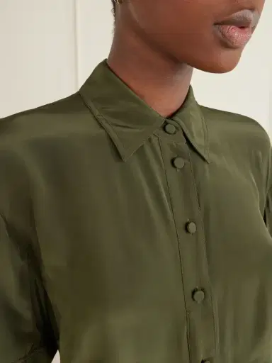 Veronica Beard Perenna Satin Midi Dress | Thumbnail 4
