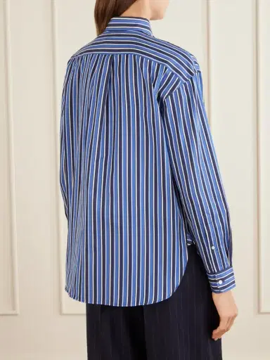 Polo Ralph Lauren Striped Cotton-poplin Shirt | Thumbnail 4