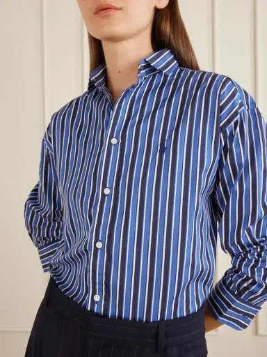 Polo Ralph Lauren Striped Cotton-poplin Shirt | Thumbnail 5