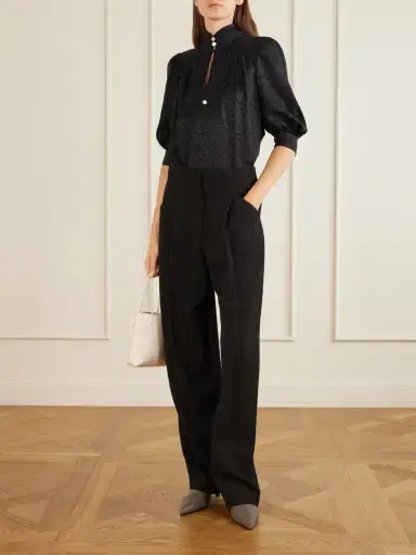Veronica Beard Kenneth Stretch-crepe Wide-leg Pants | Thumbnail 2