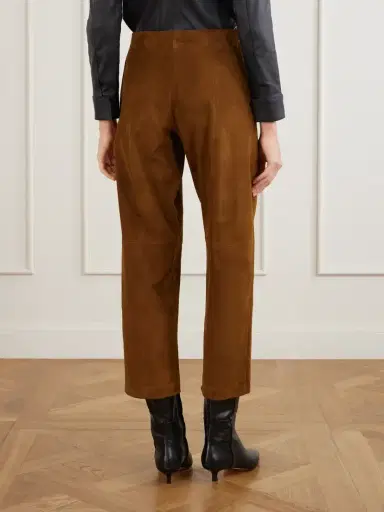 STOULS Bugsy Wide-leg Suede Pants | Thumbnail 4