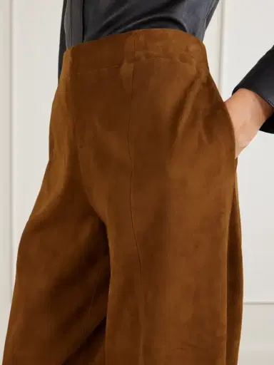 STOULS Bugsy Wide-leg Suede Pants | Thumbnail 5