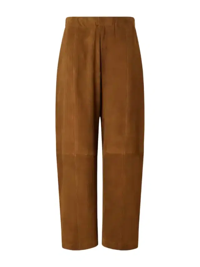 STOULS Bugsy Wide-leg Suede Pants