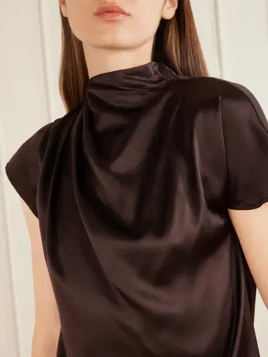 Staud Davina Silk-blend Top | Thumbnail 4 Staud Davina Silk-blend Top | Thumbnail 4