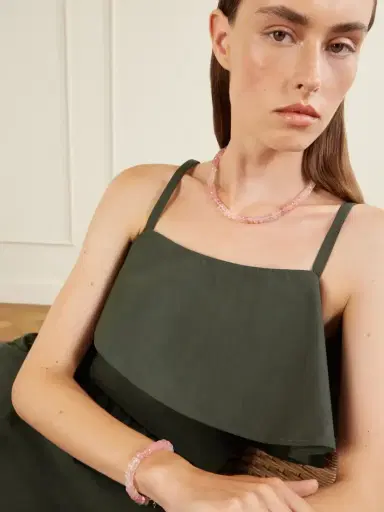JIA JIA Oracle 14-karat Yellow Gold Quartz Beaded Necklace | Thumbnail 5