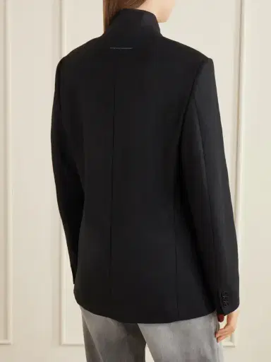 MM6 MAISON MARGIELA Wool-blend Zip-up Blazer | Thumbnail 4