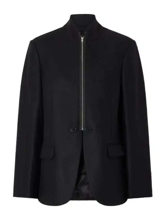 MM6 MAISON MARGIELA Wool-blend Zip-up Blazer