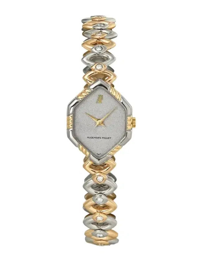 Stephanie Windsor + Audemars Piguet Vintage 1980s Hand-wound 18-karat Yellow, Rose, And White Gold Diamond Watch (6.25'' Wrist)