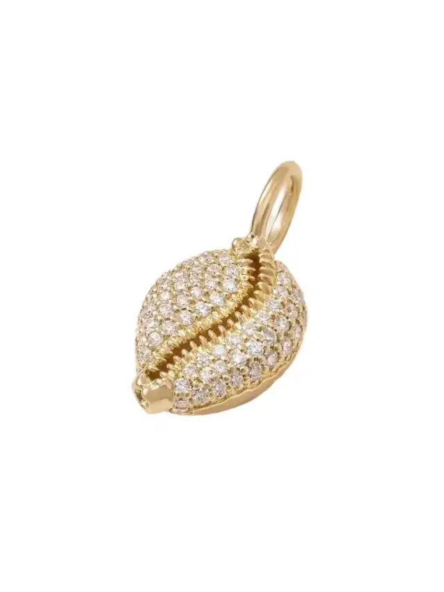 Anita Ko Puka 18-karat Gold Diamond Pendant