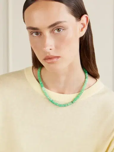 JIA JIA 14-karat Gold Chrysoprase Necklace | Thumbnail 2 JIA JIA 14-karat Gold Chrysoprase Necklace | Thumbnail 2
