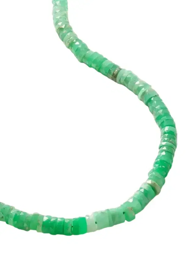 JIA JIA 14-karat Gold Chrysoprase Necklace
