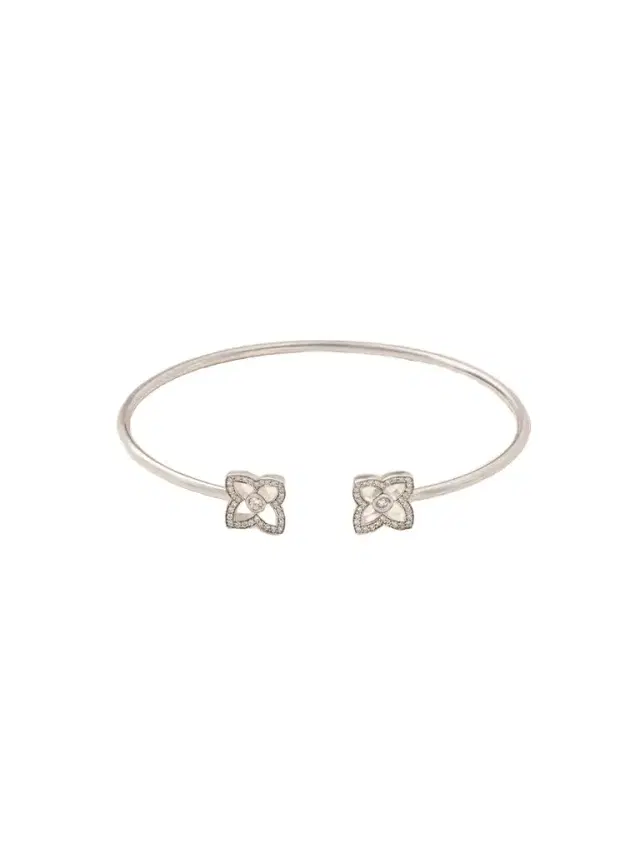 De Beers London Lotus By De Beers 18-karat White Gold Diamond Bangle