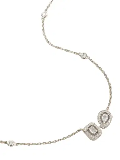 Messika My Twin 18-karat White Gold Diamond Necklace | Thumbnail 1 Messika My Twin 18-karat White Gold Diamond Necklace | Thumbnail 1
