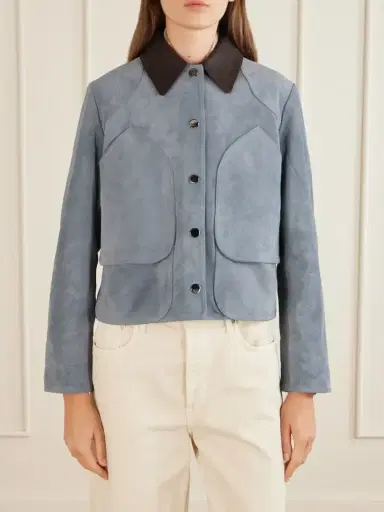 Veronica Beard Walters Suede Jacket | Thumbnail 3